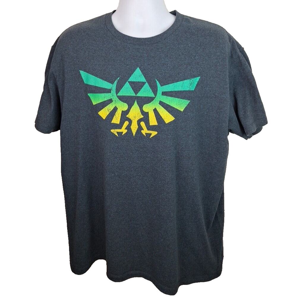 The Legend Of Zelda Triforce Graphic Print T-Shirt Men's Size XL
